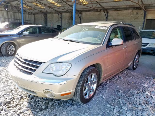 2A8GM78X57R176340 - 2007 CHRYSLER PACIFICA L GOLD photo 2