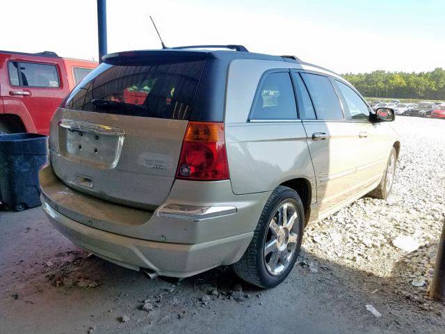 2A8GM78X57R176340 - 2007 CHRYSLER PACIFICA L GOLD photo 4