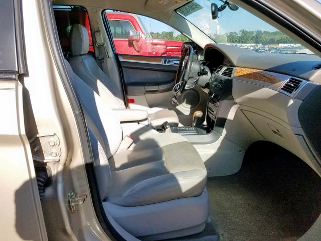 2A8GM78X57R176340 - 2007 CHRYSLER PACIFICA L GOLD photo 5