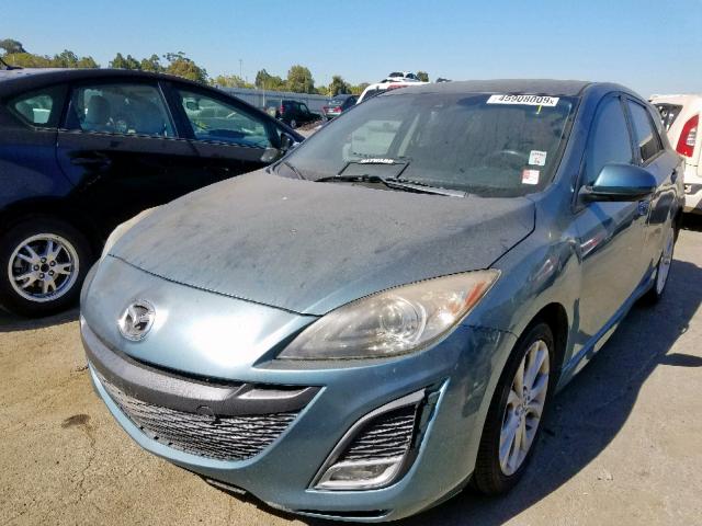 JM1BL1H60A1301667 - 2010 MAZDA 3 S BLUE photo 2