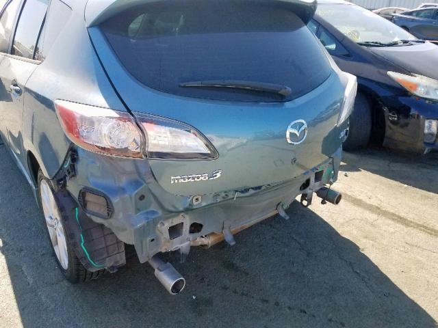 JM1BL1H60A1301667 - 2010 MAZDA 3 S BLUE photo 9