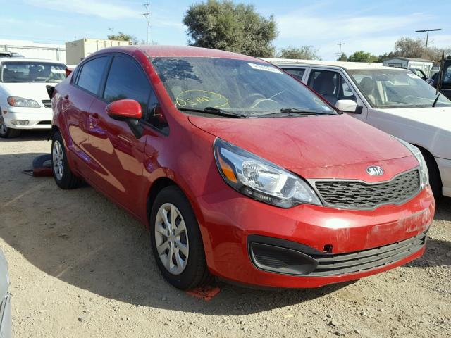 KNADM4A39D6236944 - 2013 KIA RIO LX RED photo 1