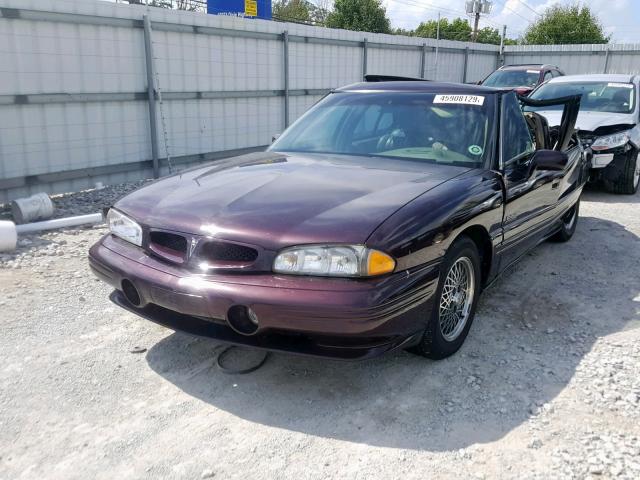 1G2HZ52K0VH279015 - 1997 PONTIAC BONNEVILLE PURPLE photo 2