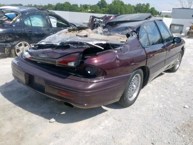 1G2HZ52K0VH279015 - 1997 PONTIAC BONNEVILLE PURPLE photo 4