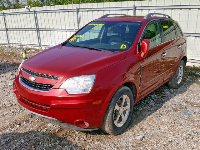 3GNAL3E51CS641860 - 2012 CHEVROLET CAPTIVA SP MAROON photo 2