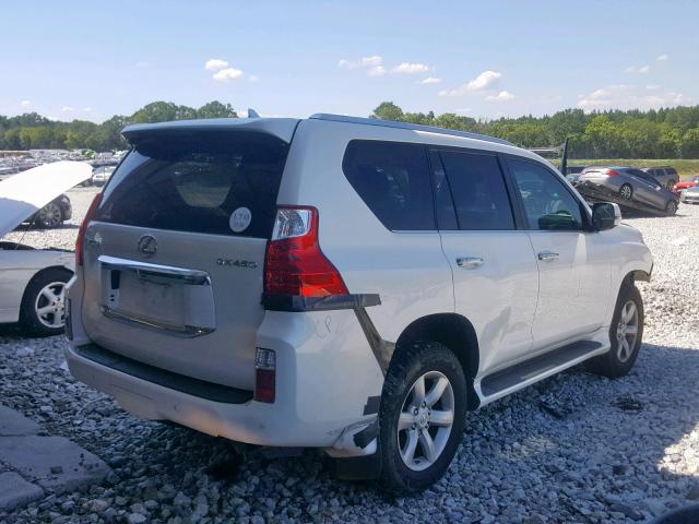 JTJBM7FX8A5000713 - 2010 LEXUS GX WHITE photo 4