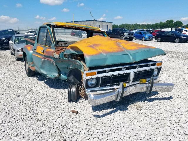 F10BLY68736 - 1977 FORD 150 CBWGIN GREEN photo 1