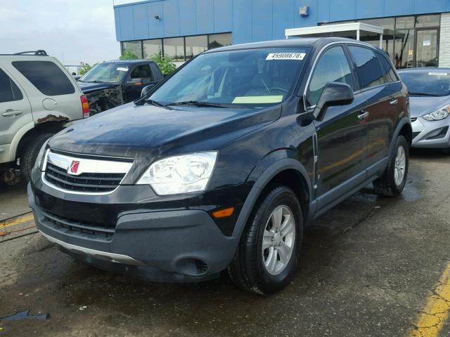 3GSCL33P78S661760 - 2008 SATURN VUE XE BLACK photo 2