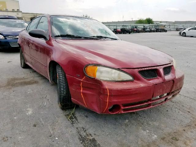 1G2NE52E05M118258 - 2005 PONTIAC GRAND AM S MAROON photo 1