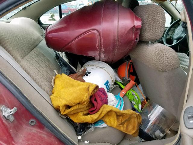 1G2NE52E05M118258 - 2005 PONTIAC GRAND AM S MAROON photo 6