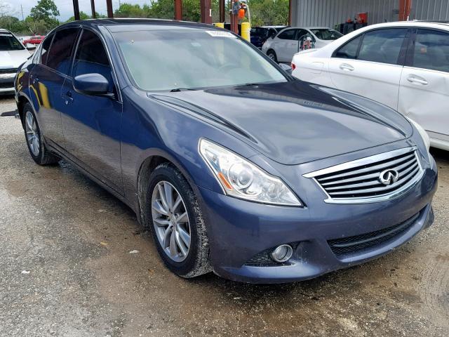 JN1CV6AP8BM304446 - 2011 INFINITI G37 BASE BLUE photo 1