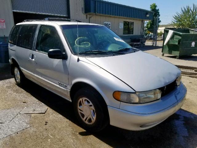 4N2DN1113VD814866 - 1997 NISSAN QUEST XE SILVER photo 1