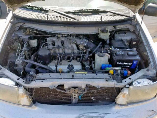 4N2DN1113VD814866 - 1997 NISSAN QUEST XE SILVER photo 7