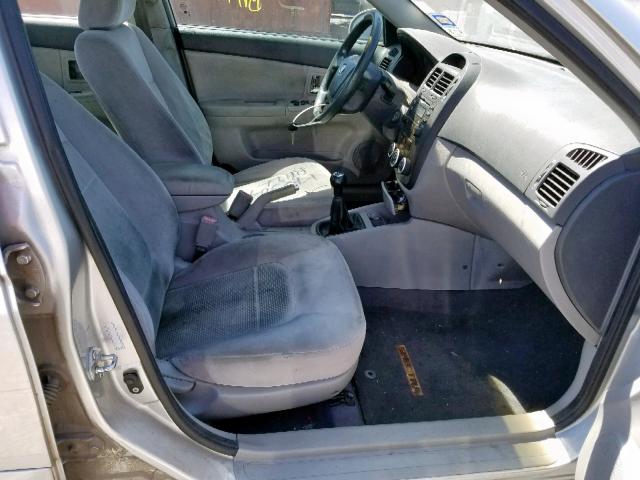 KNAFE121585541984 - 2008 KIA SPECTRA EX SILVER photo 5