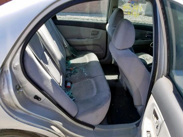 KNAFE121585541984 - 2008 KIA SPECTRA EX SILVER photo 6