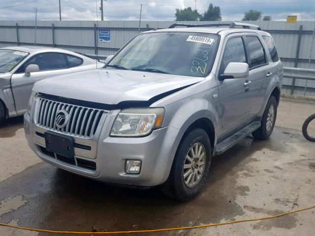 4M2CU97188KJ29215 - 2008 MERCURY MARINER PR SILVER photo 2