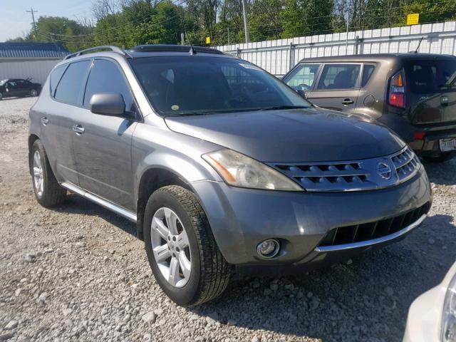 JN8AZ08W67W608250 - 2007 NISSAN MURANO SL SILVER photo 1