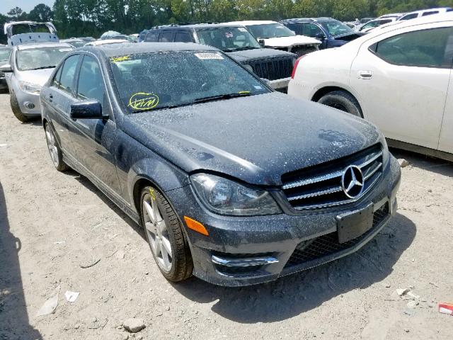 WDDGF4HB9EA957440 - 2014 MERCEDES-BENZ C 250 GRAY photo 1