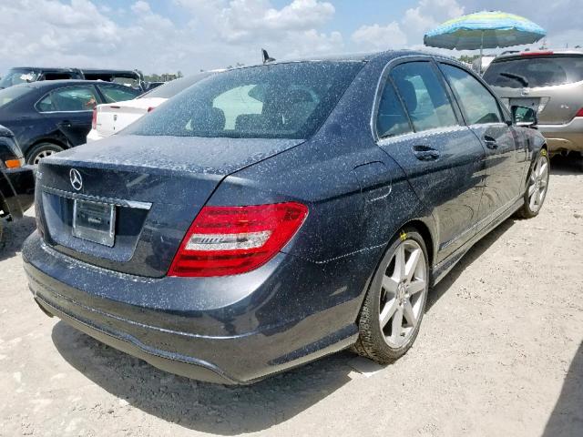 WDDGF4HB9EA957440 - 2014 MERCEDES-BENZ C 250 GRAY photo 4