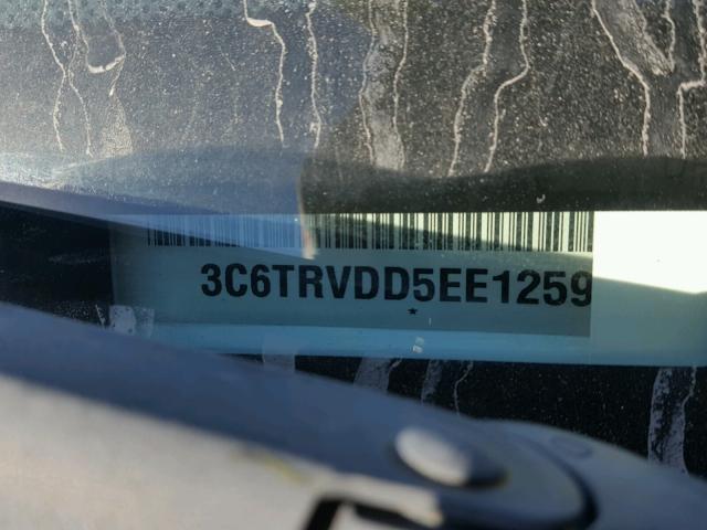 3C6TRVDD5EE125904 - 2014 RAM PROMASTER WHITE photo 10