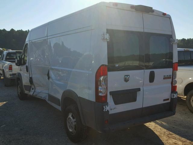 3C6TRVDD5EE125904 - 2014 RAM PROMASTER WHITE photo 3