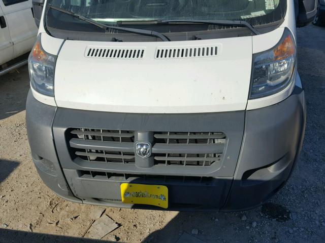 3C6TRVDD5EE125904 - 2014 RAM PROMASTER WHITE photo 7