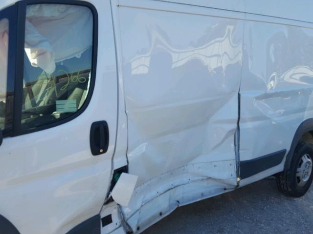 3C6TRVDD5EE125904 - 2014 RAM PROMASTER WHITE photo 9