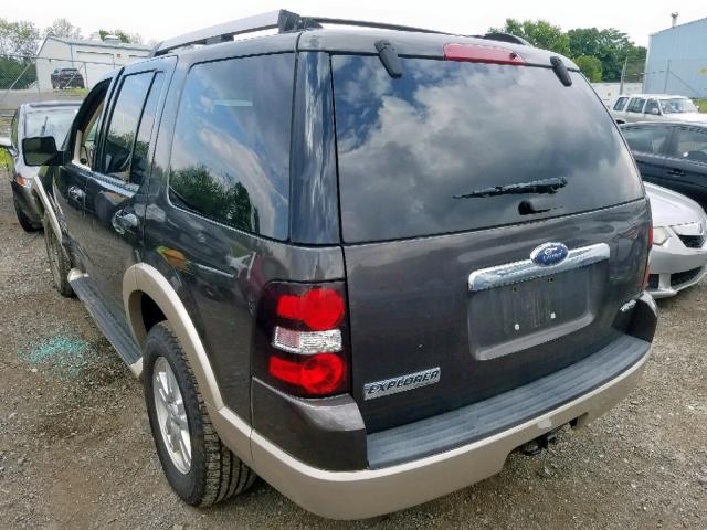 1FMEU74E07UA40344 - 2007 FORD EXPLORER E CHARCOAL photo 3