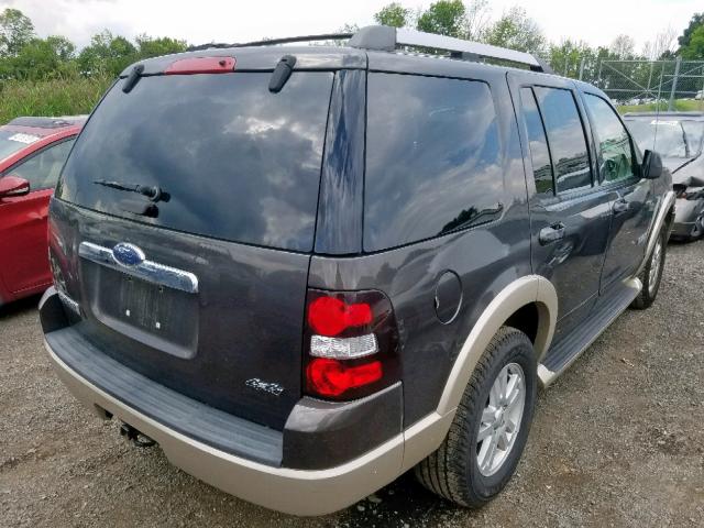 1FMEU74E07UA40344 - 2007 FORD EXPLORER E CHARCOAL photo 4