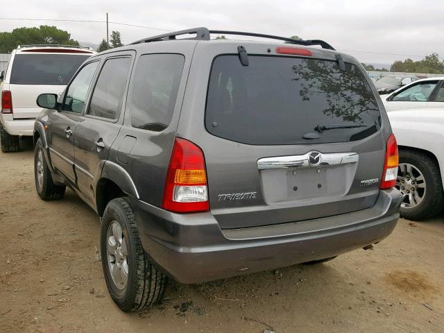 4F2YZ94163KM55346 - 2003 MAZDA TRIBUTE LX CHARCOAL photo 3