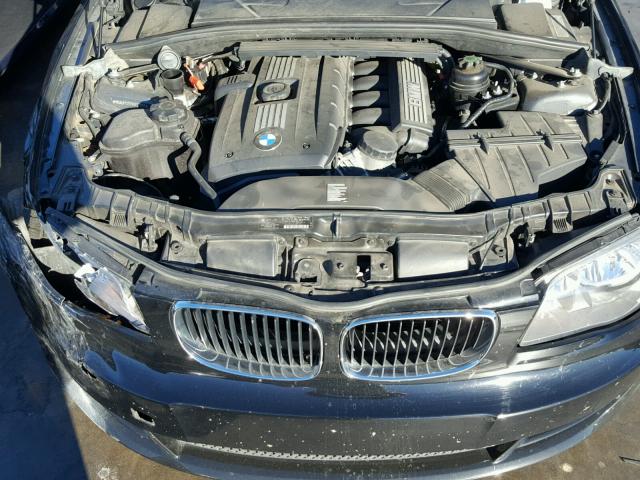 WBAUP7C57BVP21903 - 2011 BMW 128 I BLACK photo 7