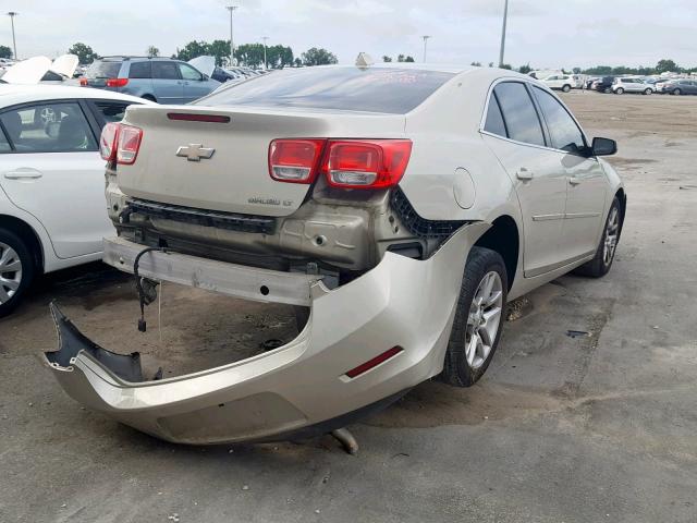 1G11C5SL7EF154539 - 2014 CHEVROLET MALIBU 1LT GOLD photo 4