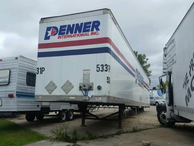 1GRAA0624ET593223 - 2014 GREAT DANE TRAILER 53 TRAILER WHITE photo 2