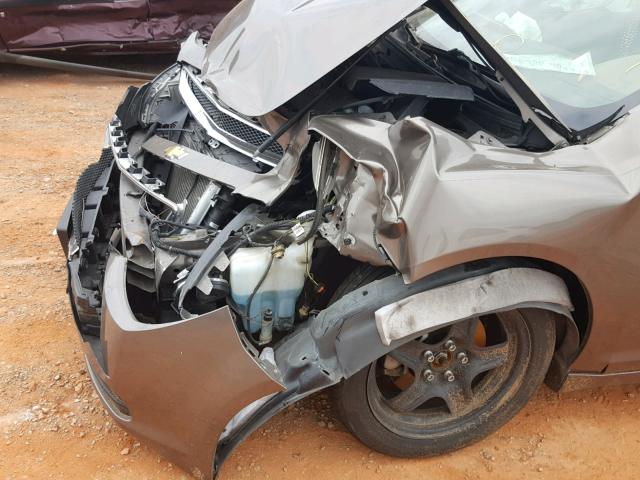 1G1ZB5E14BF150508 - 2011 CHEVROLET MALIBU LS ყავისფერი ფოტო 9