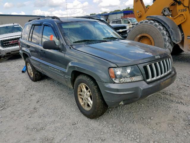 1J4GX48S54C187676 - 2004 JEEP GRAND CHER GRAY photo 1