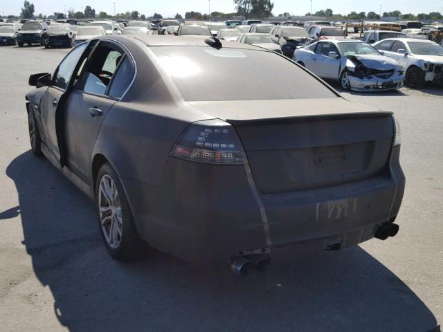 6G2EC57Y99L162783 - 2009 PONTIAC G8 GT BLACK photo 3