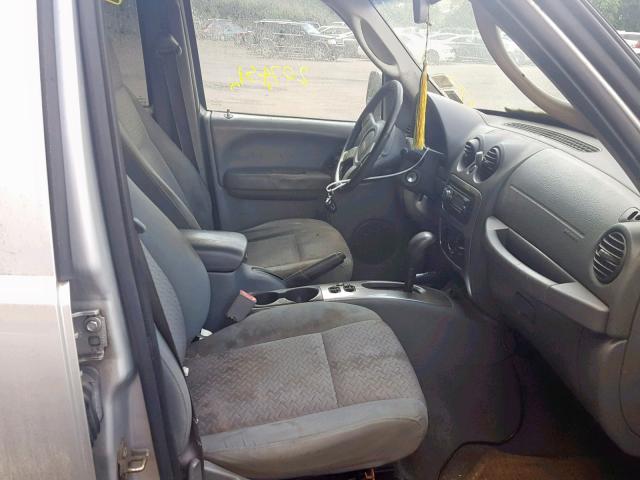 1J4GL38K85W501570 - 2005 JEEP LIBERTY RE 银色 照片 5