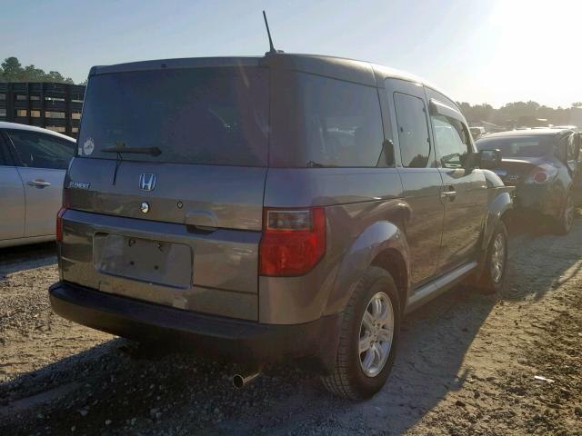 5J6YH18798L006533 - 2008 HONDA ELEMENT EX GRAY photo 4