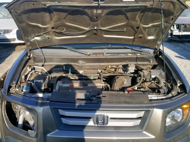 5J6YH18798L006533 - 2008 HONDA ELEMENT EX GRAY photo 7