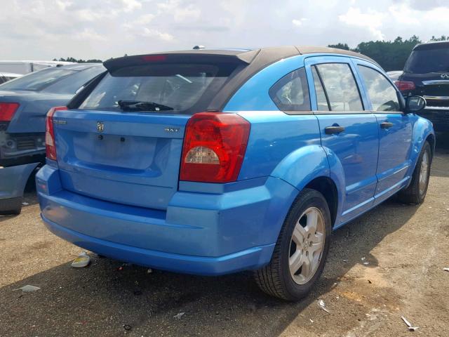 1B3HB48B88D595549 - 2008 DODGE CALIBER SX BLUE photo 4