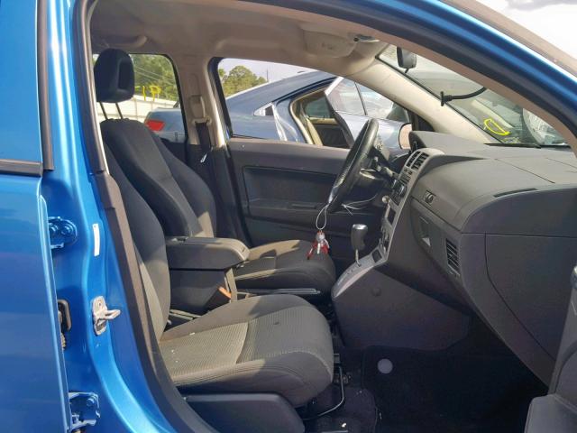 1B3HB48B88D595549 - 2008 DODGE CALIBER SX BLUE photo 5