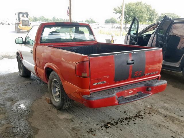 1GCCS1448W8137367 - 1998 CHEVROLET S TRUCK S1 RED photo 3