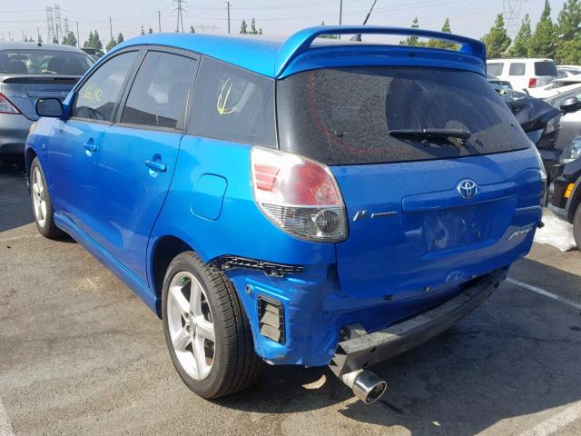 2T1KR32E77C643485 - 2007 TOYOTA COROLLA MA BLUE photo 3