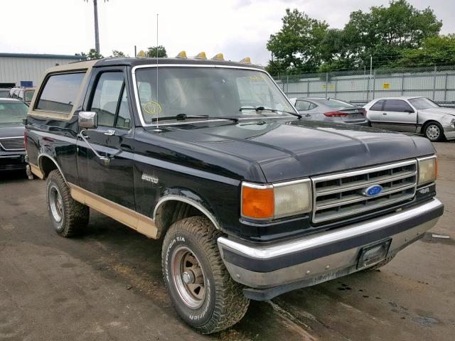 1FMEU15N7KLA10185 - 1989 FORD BRONCO U10 BLACK photo 1