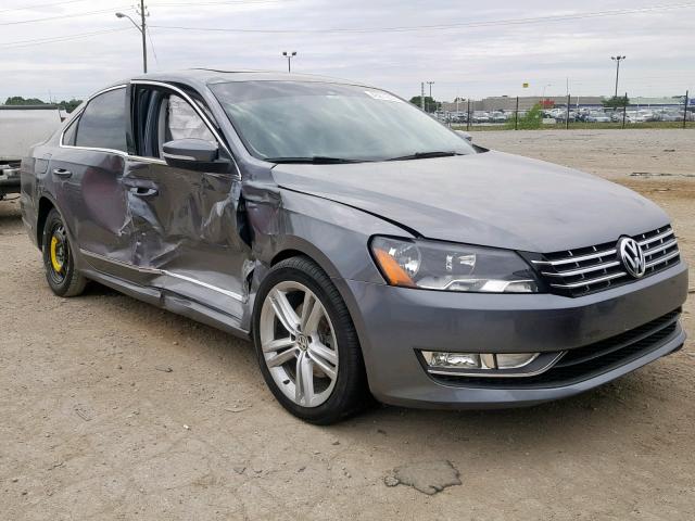 1VWBV7A31FC085687 - 2015 VOLKSWAGEN PASSAT SE GRAY photo 1