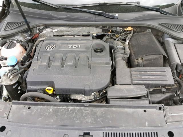 1VWBV7A31FC085687 - 2015 VOLKSWAGEN PASSAT SE GRAY photo 7