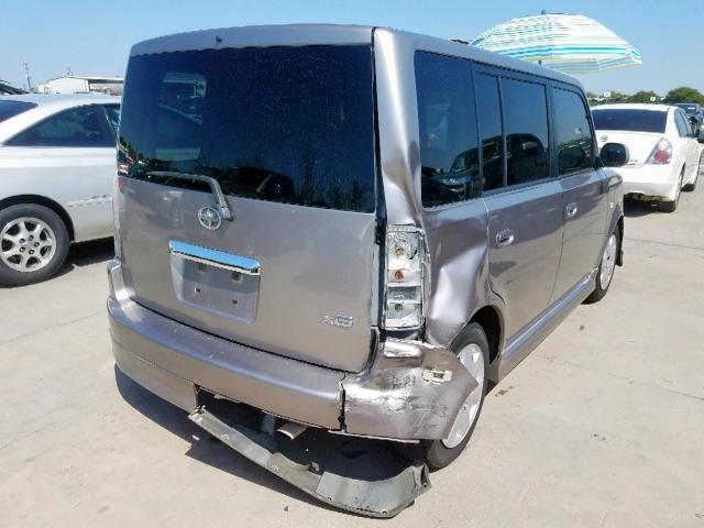 JTLKT324154025365 - 2005 TOYOTA SCION XB 灰色 照片 4