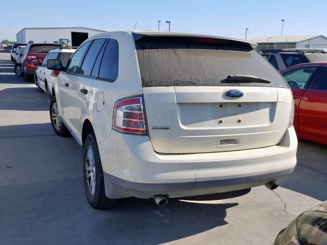 2FMDK36C48BA26993 - 2008 FORD EDGE SE CREAM photo 3