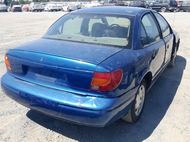 1G8ZH5286YZ142399 - 2000 SATURN SL1 BLUE photo 4