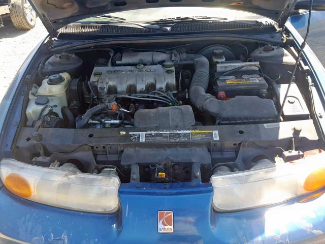 1G8ZH5286YZ142399 - 2000 SATURN SL1 BLUE photo 7